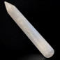 Bâton de massage Sélénite pointe monoterminée 16 cm Bâton de massage Sélénite pointe monoterminée 16 cm