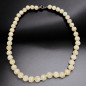 Collier Calcite jaune pierres rondes 8mm