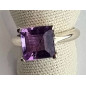 Bague améthyste argent 925 taille 55