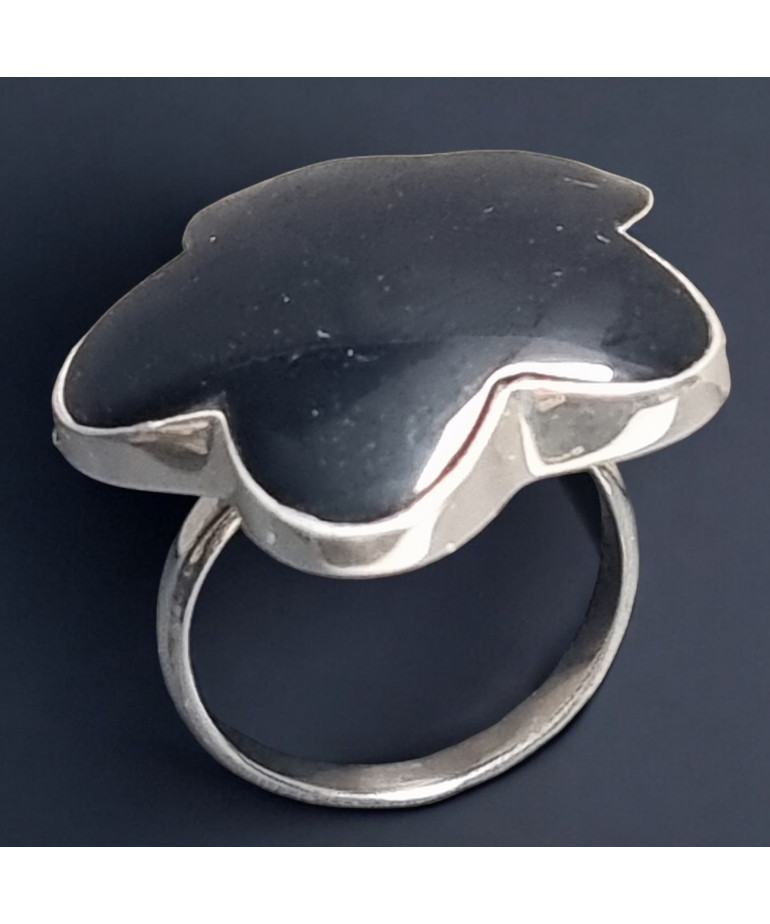 Bague Onyx Argent 925 Taille 57