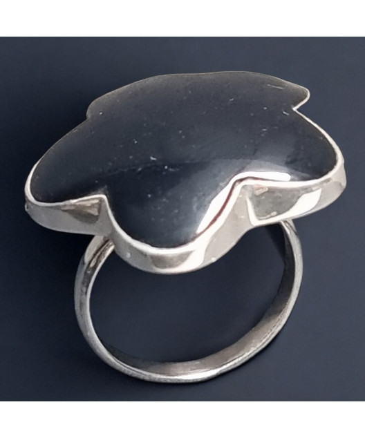 Bague Onyx Argent 925 Taille 57