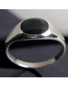 Bague Onyx Argent 925 Taille 67