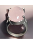 Bague Quartz rose argent 925 Taille 53