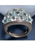 Bague Topaze bleue Argent 925 Taille 52