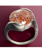 Bague Quartz Dendritique Argent 925 Taille 60