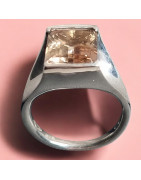 Bague Amétrine Argent 925 Taille 55
