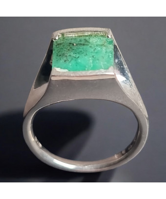 Bague Emeraude Argent 925