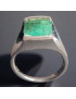Bague Emeraude Argent 925