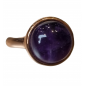 Bague améthyste dorée taille 54