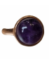 Bague améthyste dorée taille 54