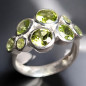 Bague Péridot Argent 925 Taille 59