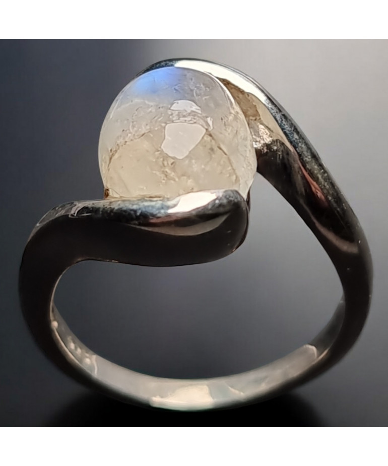 Bague Pierre de lune Argent 925 Taille 51