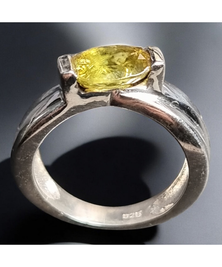 Bague Sphène Argent 925 Taille 54