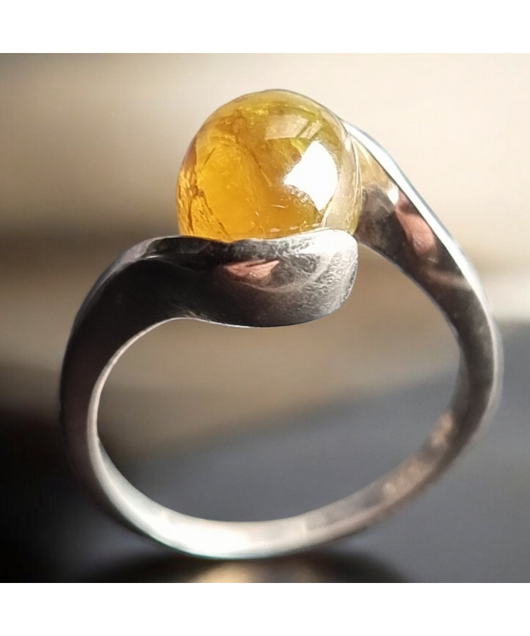 Bague Sphène Argent 925 Taille 55