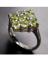 Bague Péridot Argent 925 Taille 52