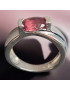 Bague Tourmaline rose Argent 925 Taille 52
