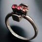Bague Tourmaline rose Argent 925 Taille 63