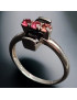 Bague Tourmaline rose Argent 925 Taille 63