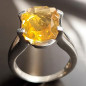 Bague Opale de feu Argent 925 Taille 52