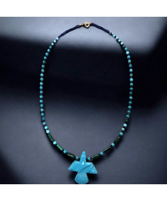 Collier Turquoise Malachite...