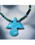 Collier Turquoise Malachite Lapis-lazuli et Azurite Amérindien Tribu Zuni