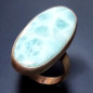Bague Larimar argent 925 Taille 58