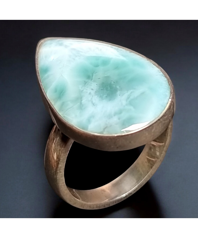 Bague Larimar argent 925 Taille 57