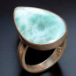 Bague Larimar argent 925 Taille 57
