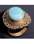 Bague Larimar argent 925 Taille 55