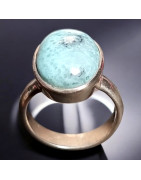 Bague Larimar argent 925 Taille 60