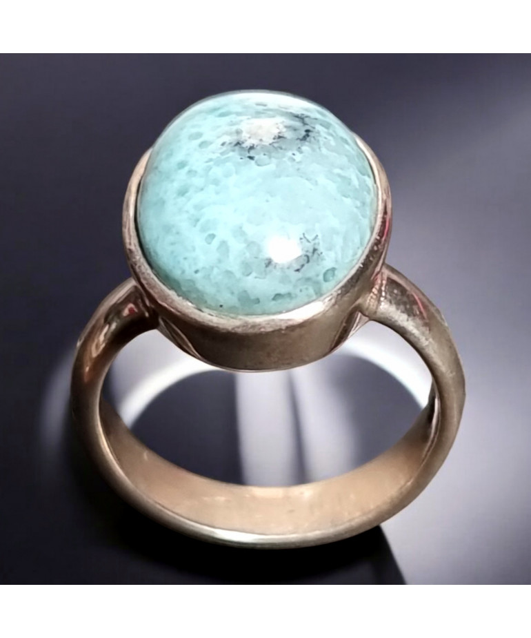 Bague Larimar argent 925 Taille 60