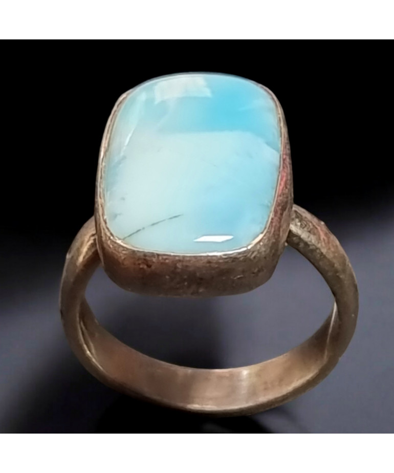 Bague Larimar argent 925 Taille 50