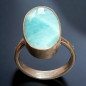 Bague Larimar argent 925 Taille 55