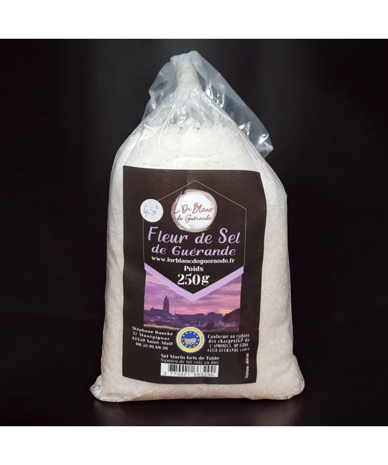 Sel IGP de Guérande Fleur de sel 250g