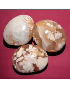Galet Agate fleur