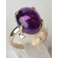 Bague améthyste argent 925 taille 58