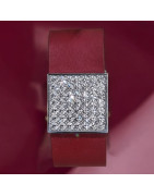 Bracelet Cuir et Swarovski