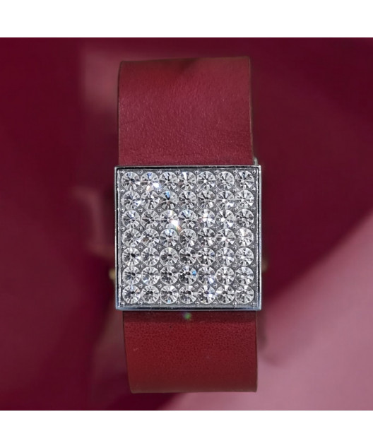Bracelet Cuir et Swarovski
