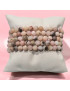 Bracelet Opale rose Pierres Rondes