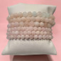Bracelet Morganite Pierres rondes (s)