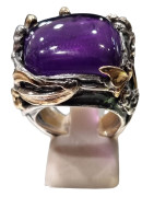 Bague améthyste argent 925 taille 54