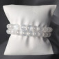 Bracelet Sélénite Pierre rondes (s)