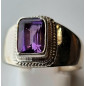 Bague améthyste argent 925