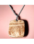 Pendentif Aragonite Rectangulaire avec chaîne