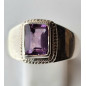Bague améthyste argent 925