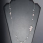 Collier Quartz rose et Zirconium Hippocampe