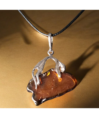 Pendentif Ambre Panthère...