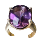 Bague améthyste argent 925 taille 52