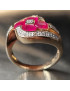 Bague Rubis et Diamant Or 18 carats Taille 56 et sur mesure (s)