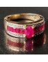 Bague Rubis et Diamant Or 18 carats Taille 54 et sur mesure (s)